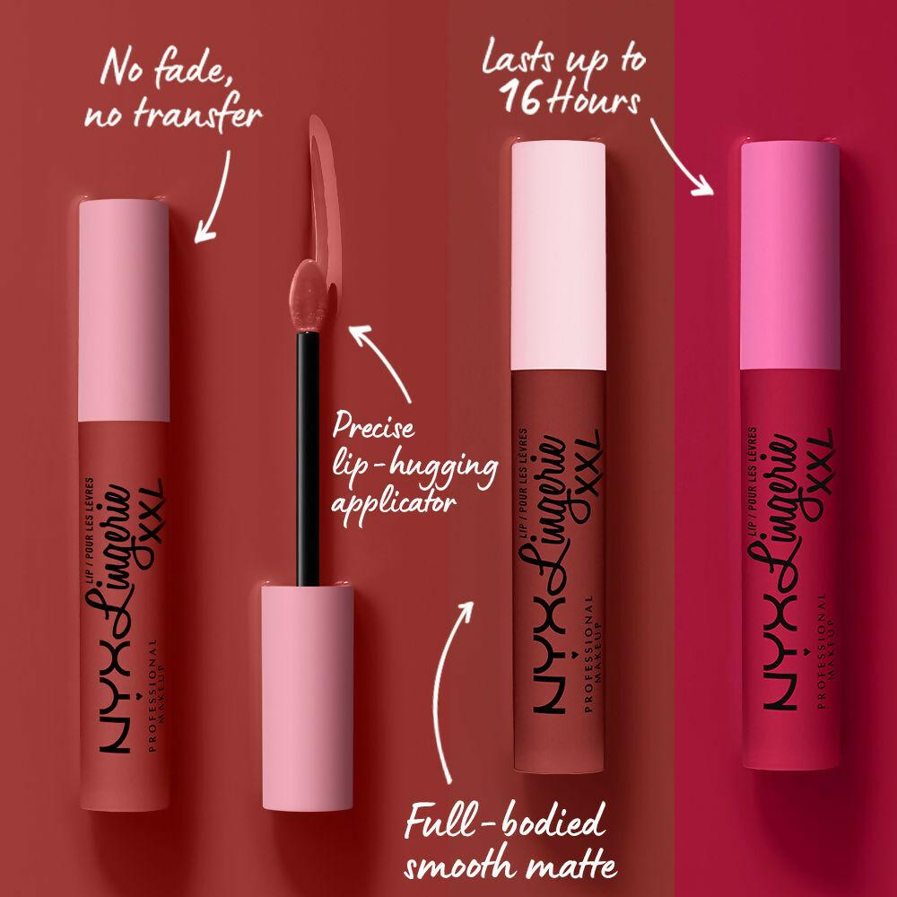 NYX Professional Makeup Lip Lingerie XXL Matte Liquid Lipstick - Peach Flirt