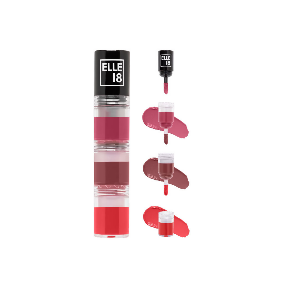 Elle 18 Lit Lip Stack Liquid Lipstick - Music Fest