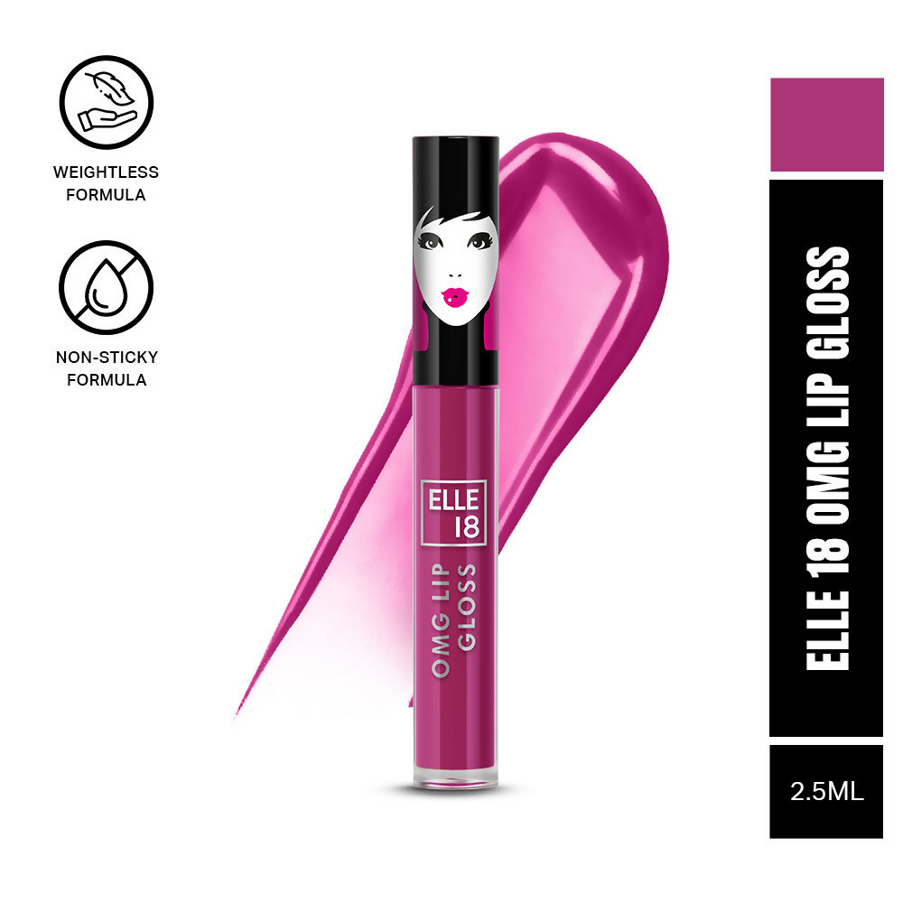 Elle 18 OMG Lip Gloss - Wicked Wine