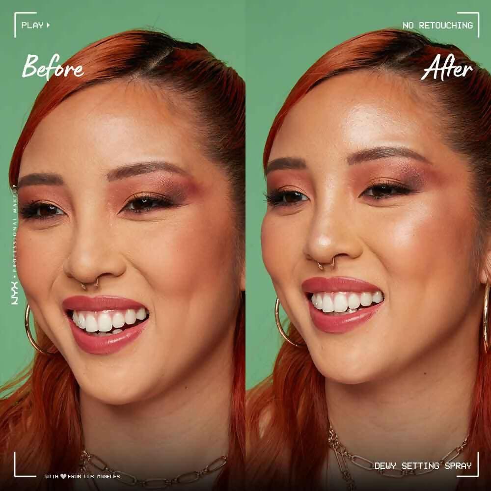 NYX Professional Makeup Up to 16 HR Makeup Setting Spray Dewy Finish