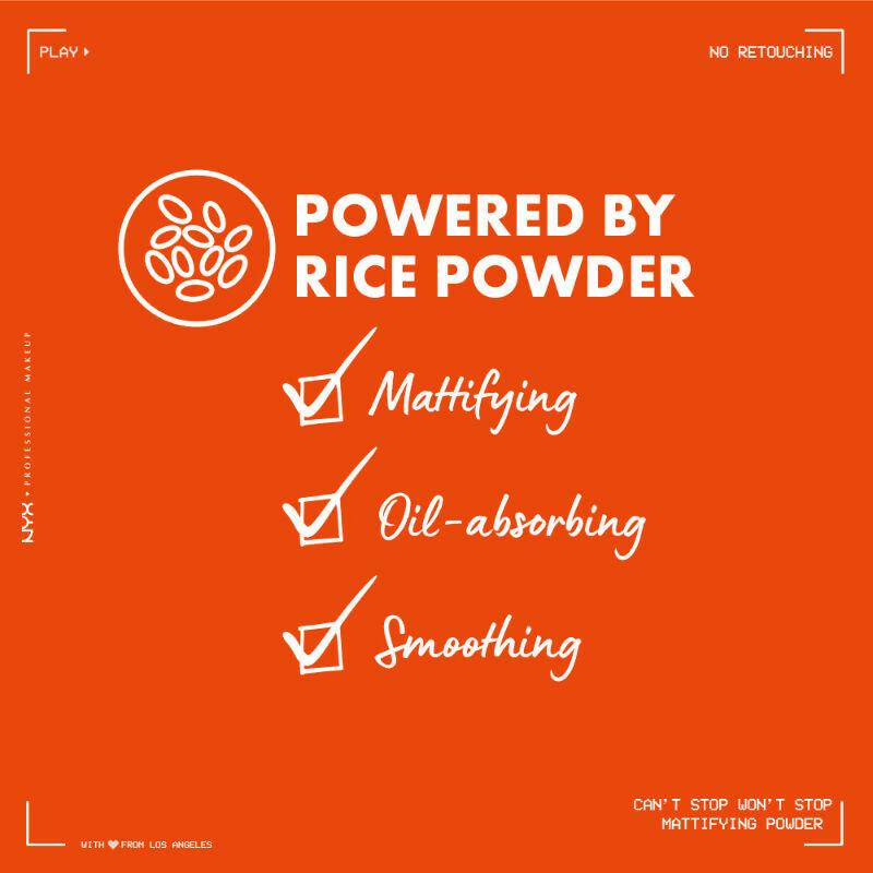 NYX Professional Makeup Can't Stop Won't Stop Mattifying Powder - Light Medium