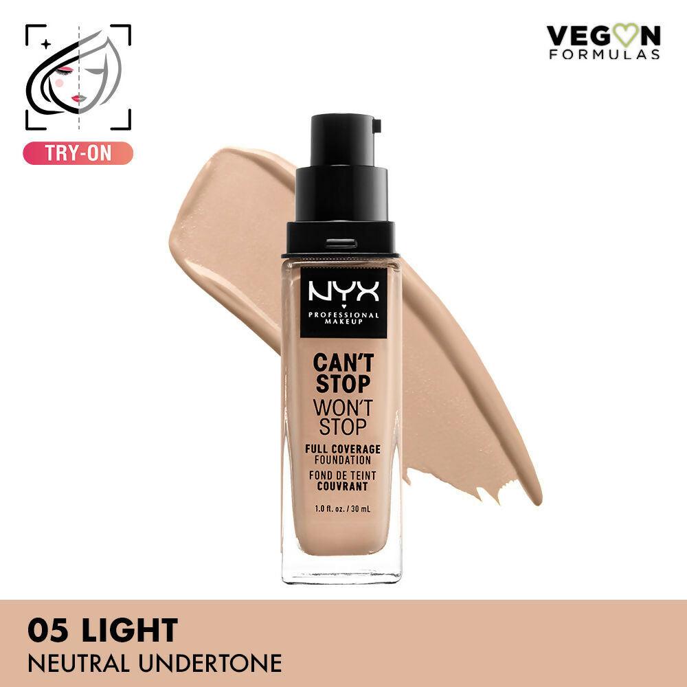 NYX Professional Makeup Can't Stop Won't Stop Full Coverage Foundation - Light