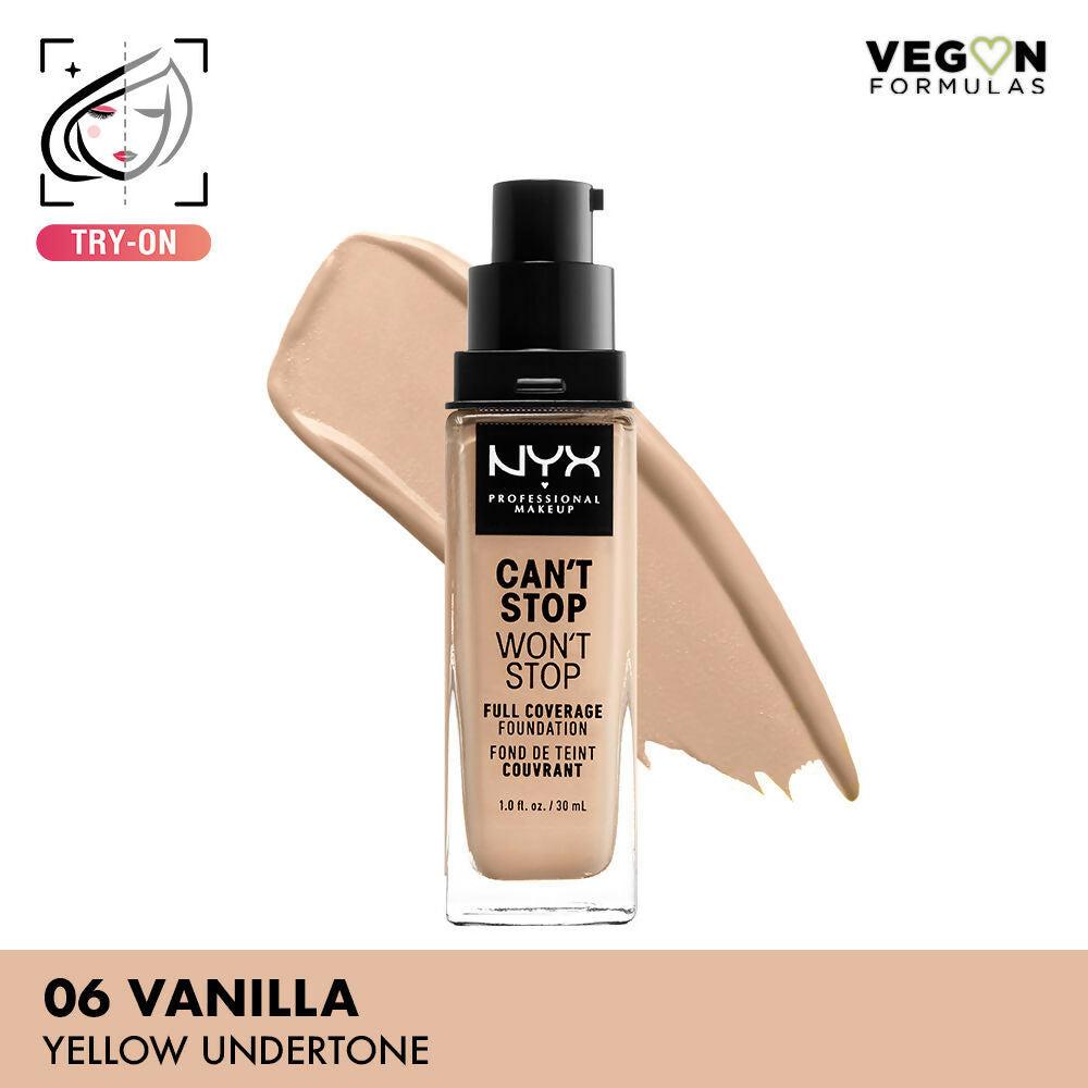 NYX Professional Makeup Can't Stop Won't Stop Full Coverage Foundation - Vanilla