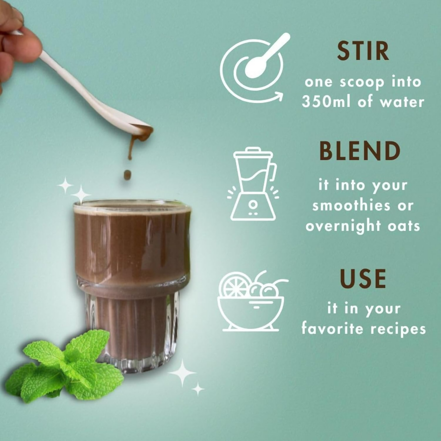 Cosmix No Nonsense Plant Protein - Mint Chocolat Cacao