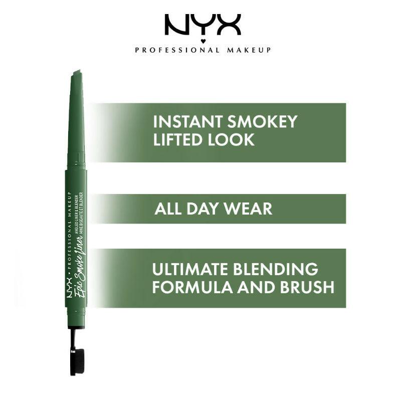 NYX Professional Makeup Epic Smoke Angled Liner & Blender - Sage Sparks
