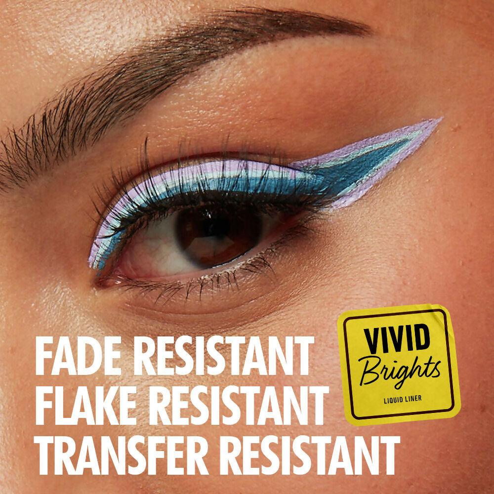 NYX Professional Makeup Vivid Bright Liquid Eyeliner - Cyan Simp