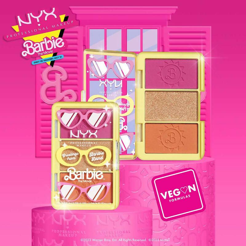 NYX Professional Makeup Barbie On The Go Cheek Palette