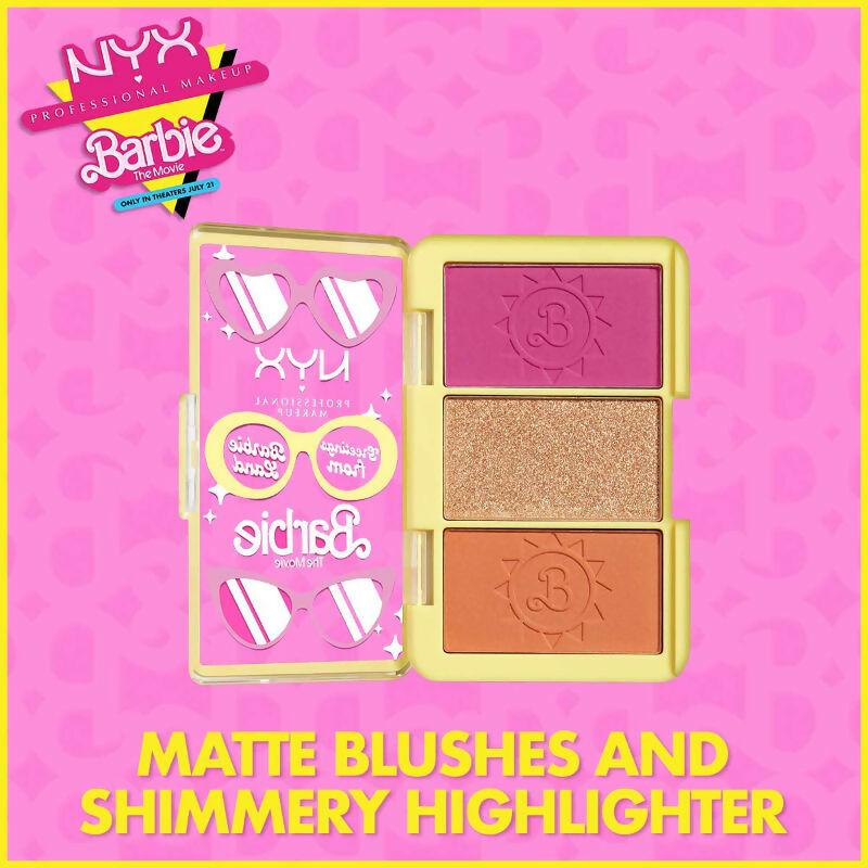 NYX Professional Makeup Barbie On The Go Cheek Palette