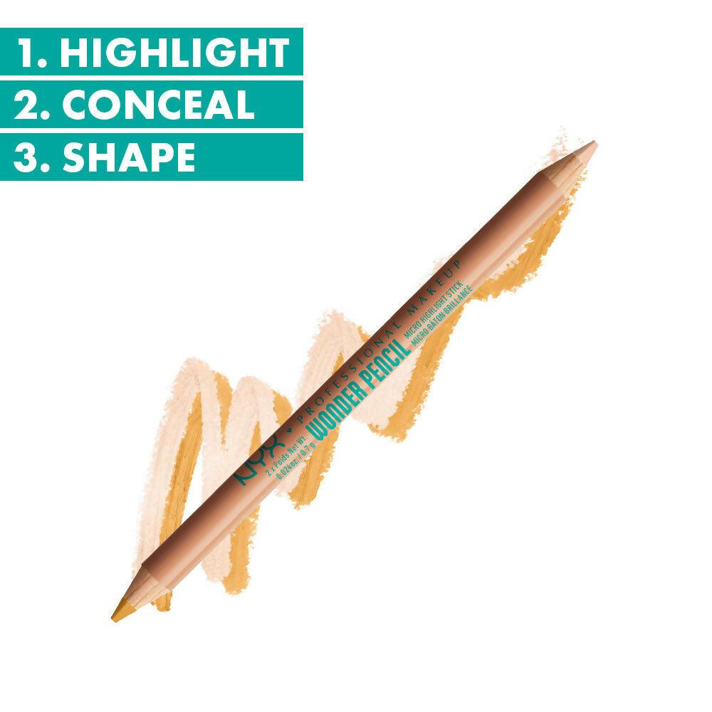NYX Professional Makeup Wonder Pencil Micro Highlighter Duo Pencil - Deep