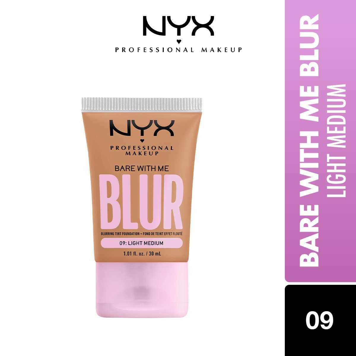 NYX Professional Makeup Bare With Me Blur Tint Foundation - 09 Light Medium Neutral