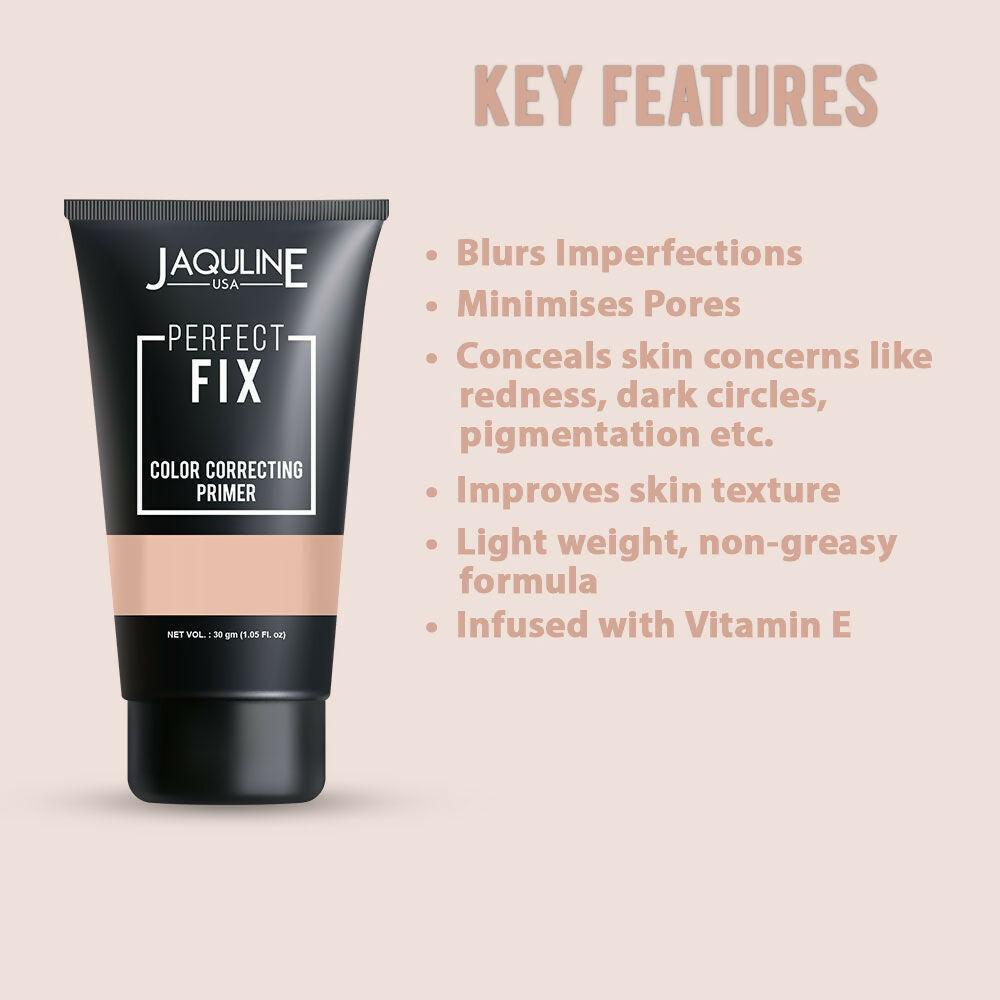 Jaquline USA Perfect Fix Color Correcting Primer - Peach