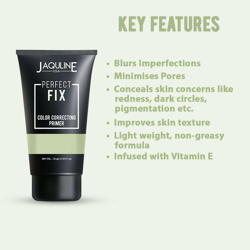 Jaquline USA Perfect Fix Color Correcting Primer - Green