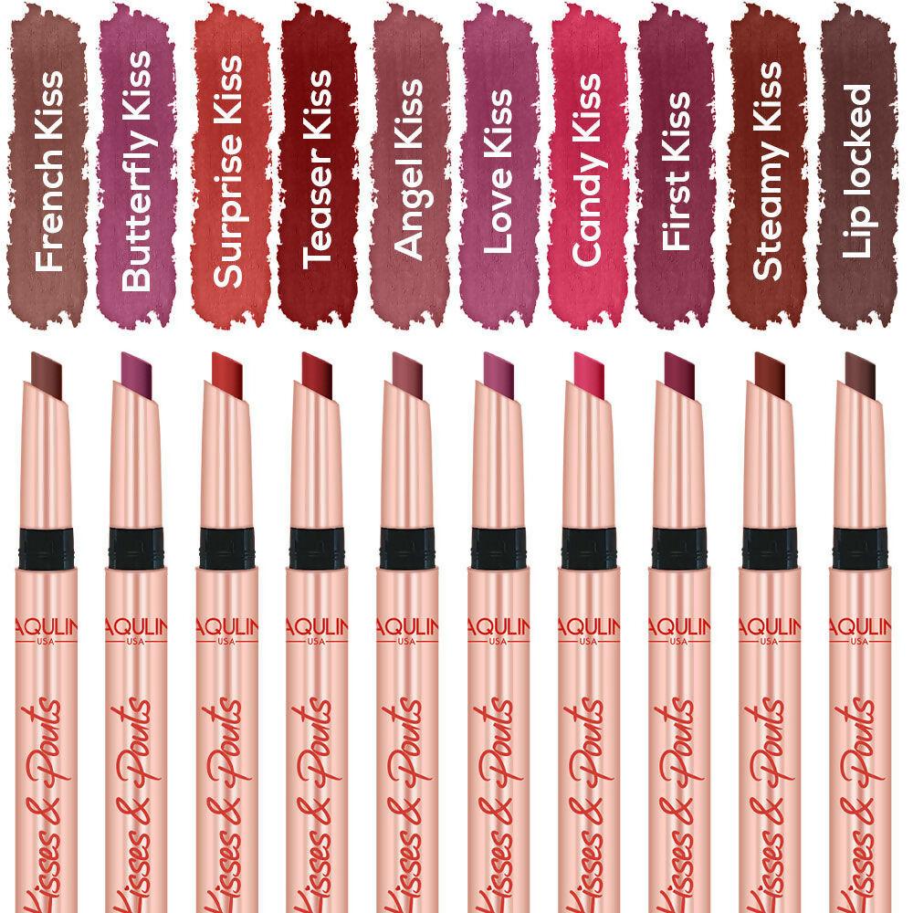 Jaquline USA Kisses & Pouts Transfer Proof Matte Lipstick - Butterfly Kiss 02