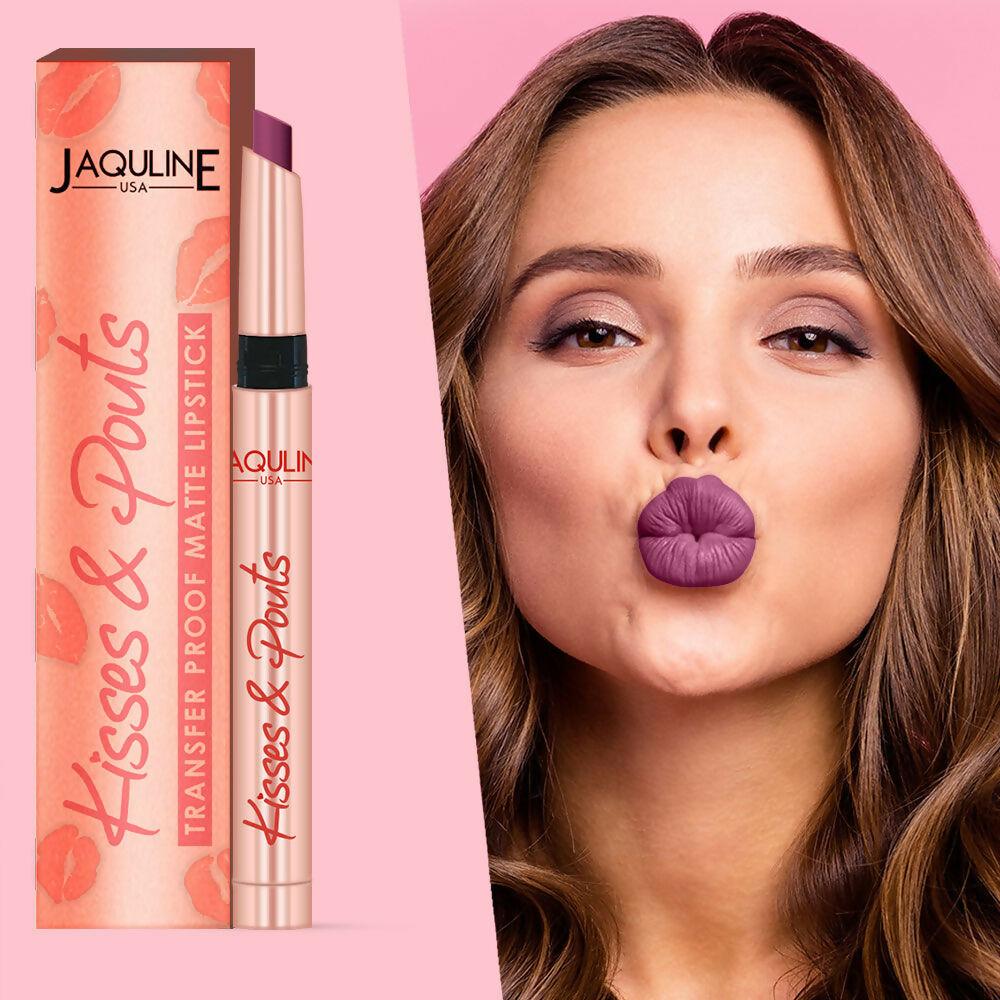 Jaquline USA Kisses & Pouts Transfer Proof Matte Lipstick - Butterfly Kiss 02