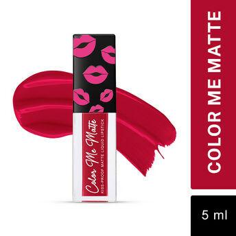 Jaquline USA Color Me Matte Liquid Lipstick - Sangria Red