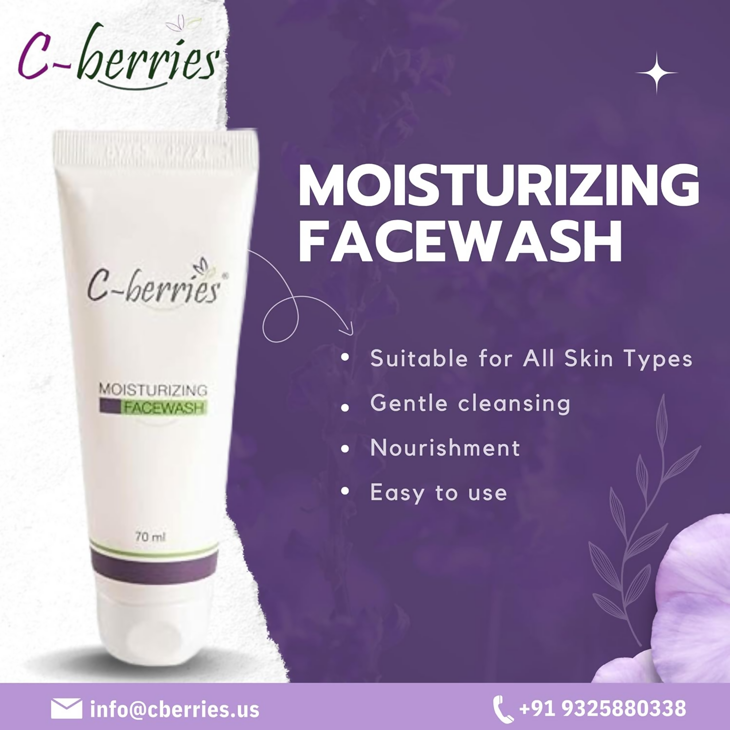 C-berries Moisturizing Facewash