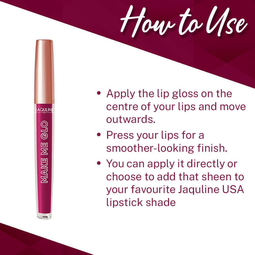 Jaquline USA Make Me Glo Lip Gloss - Kiss Dew