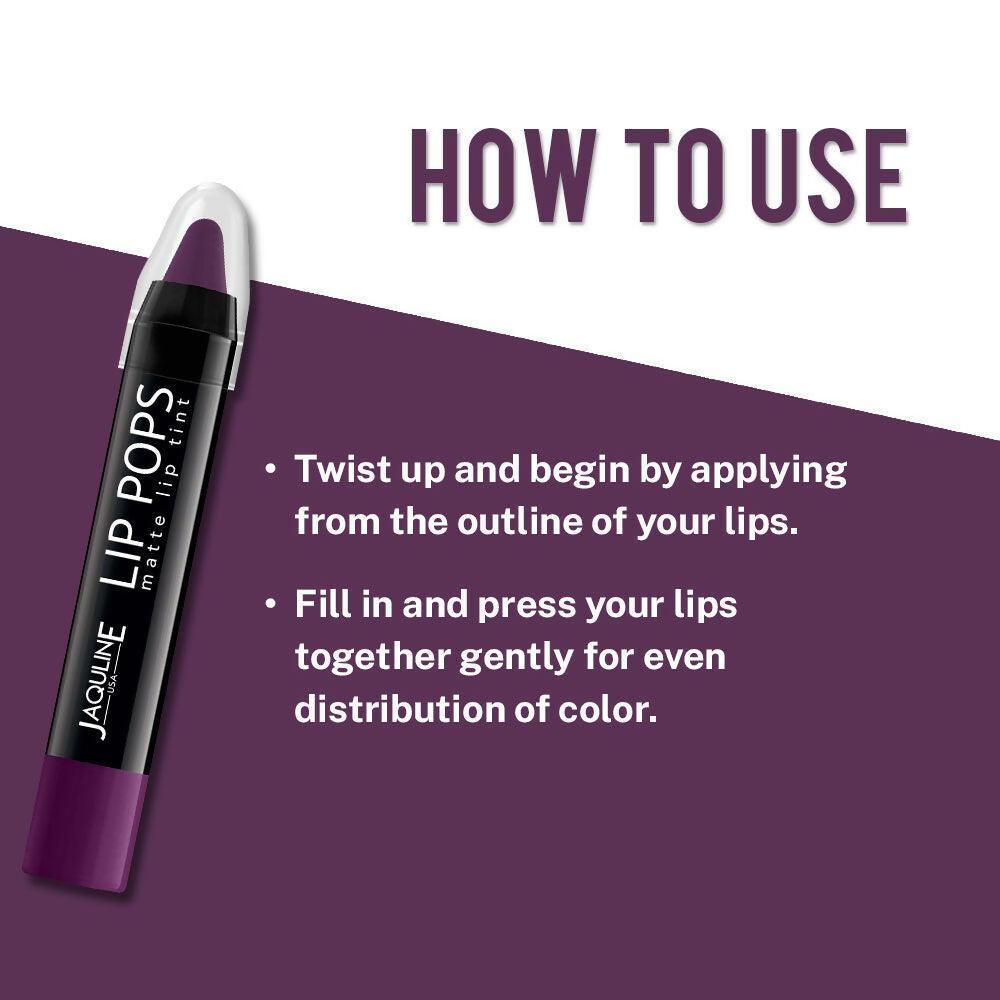 Jaquline USA Lip Pops Matte Lip Tint - Berry Pop 05