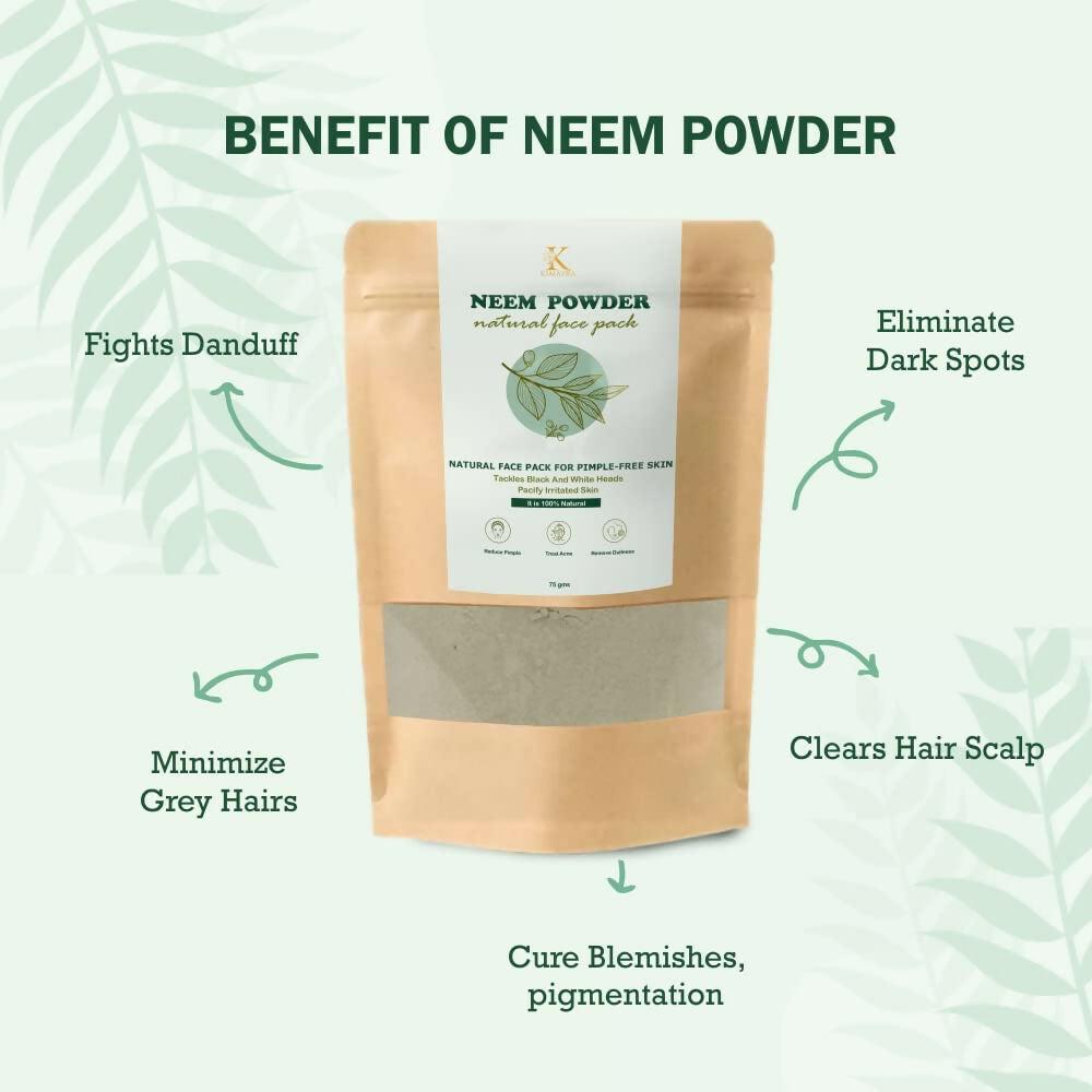 Kimayra Neem Powder For Pimple Free Skin - Help In Dullness & Treat Acne