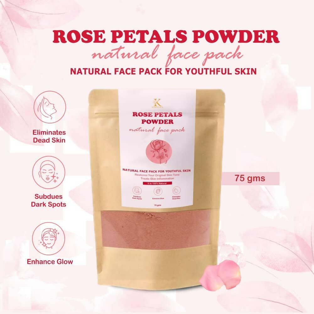 Kimayra Rose Petals Powder For YouthFul Skin & Glowing Skin Care
