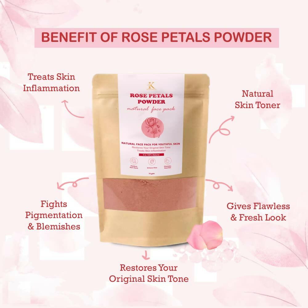 Kimayra Rose Petals Powder For YouthFul Skin & Glowing Skin Care