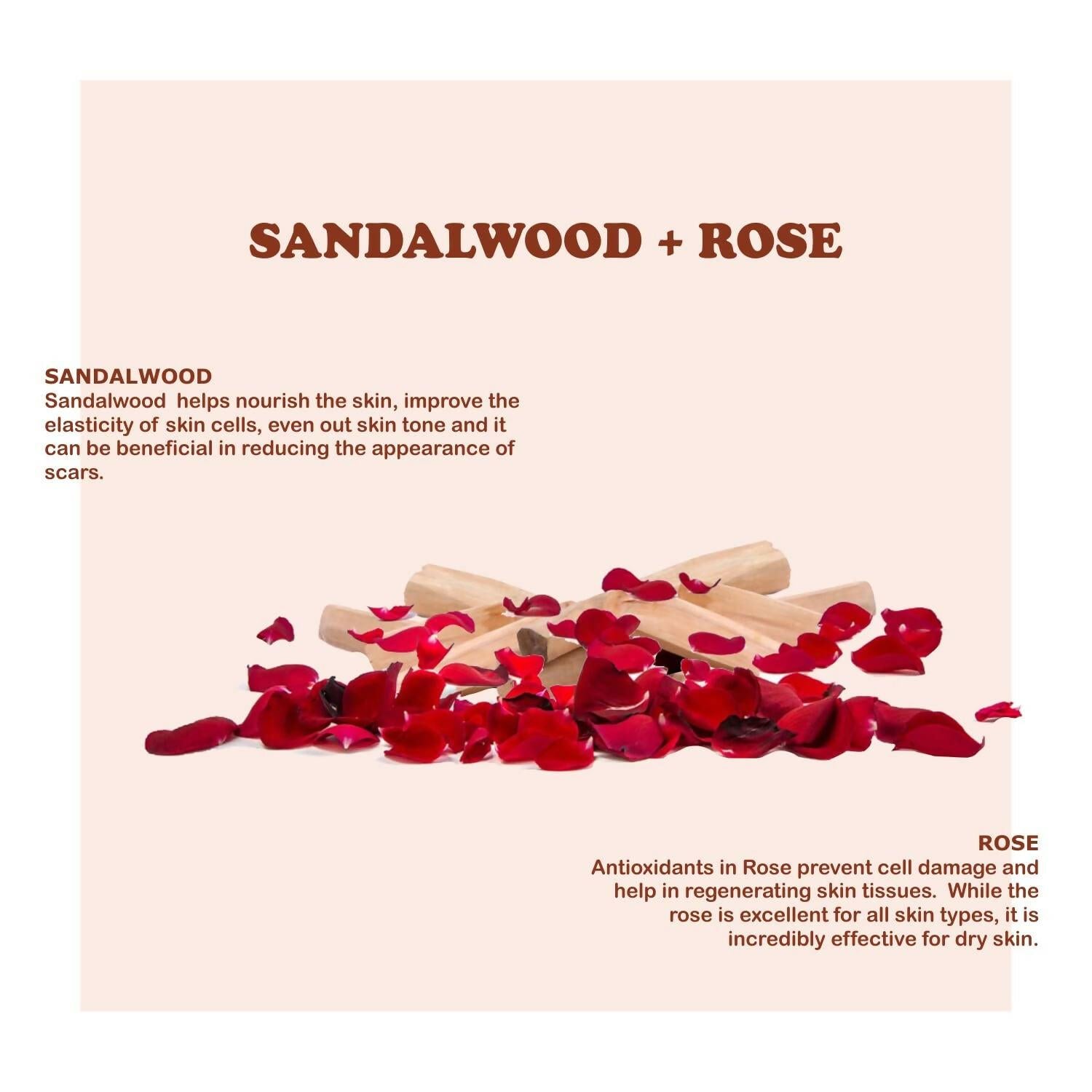 Kimayra Organic Sandalwood + Rose Face Pack Powder To Remove Dark Circles