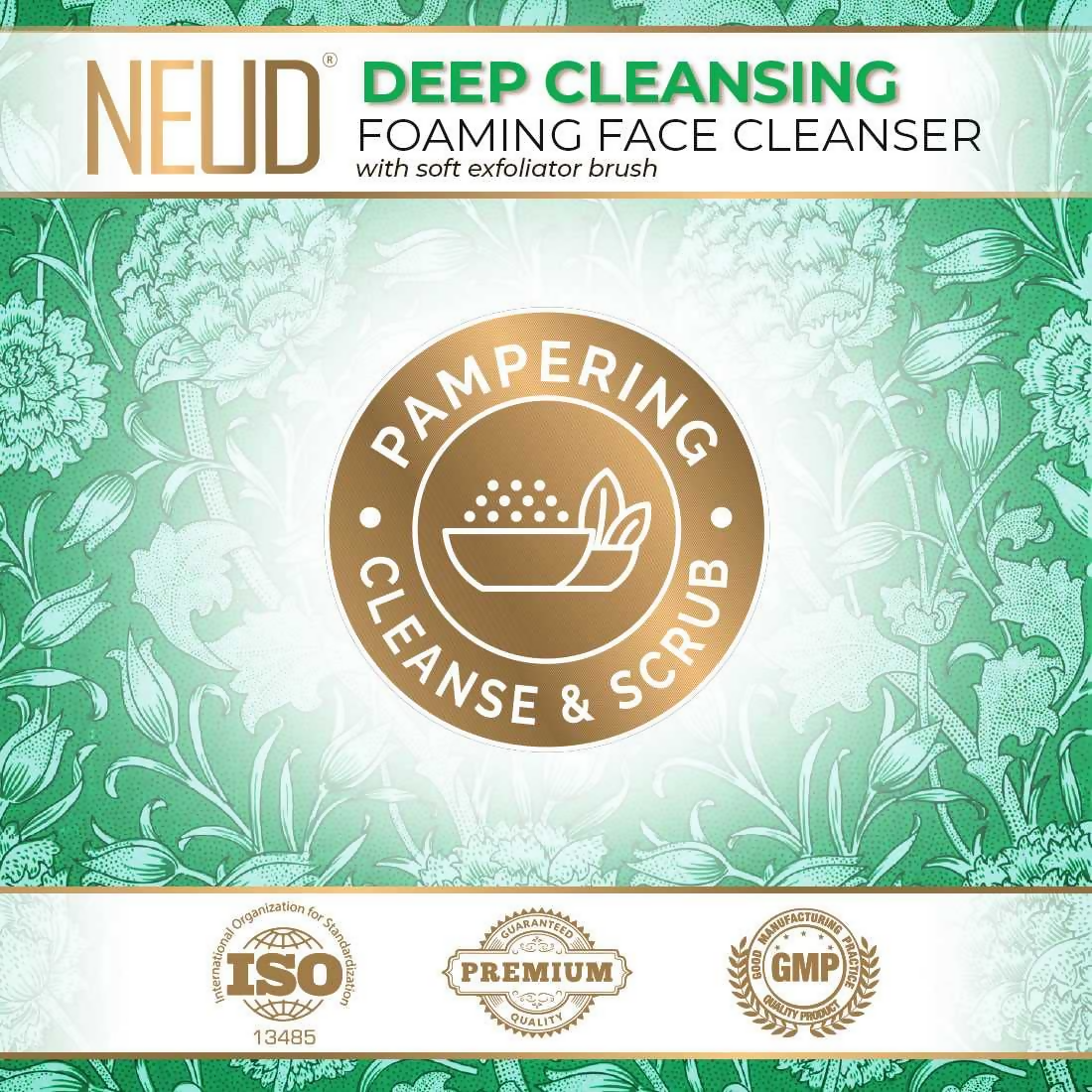 Neud Foaming Face Cleanser Deep Cleansing Face Cleanser