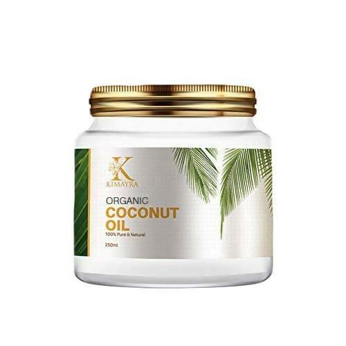 Kimayra World Organic Cold Pressed Coconut Oil with Natural Aroma of Coconut Oil for Hair & Dry Skin