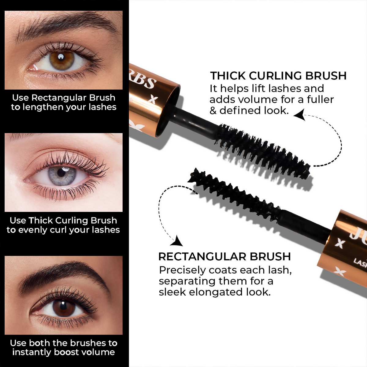 Just Herbs 2-in-1 Serum Infused Lash Enhancing Mascara