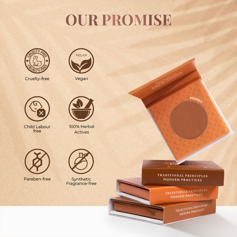 Just Herbs Nourishing Pressed Bronzer - Nutmeg
