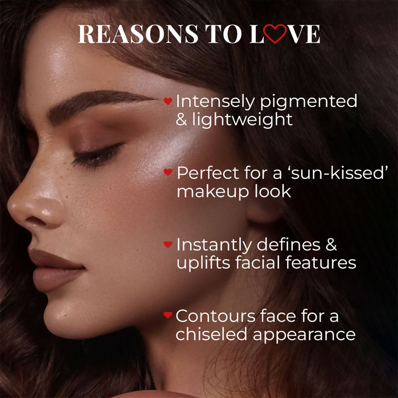 Just Herbs Nourishing Pressed Bronzer - Nutmeg