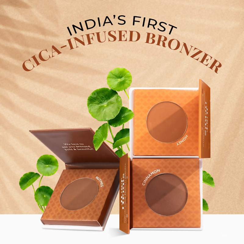 Just Herbs Nourishing Pressed Bronzer - Nutmeg