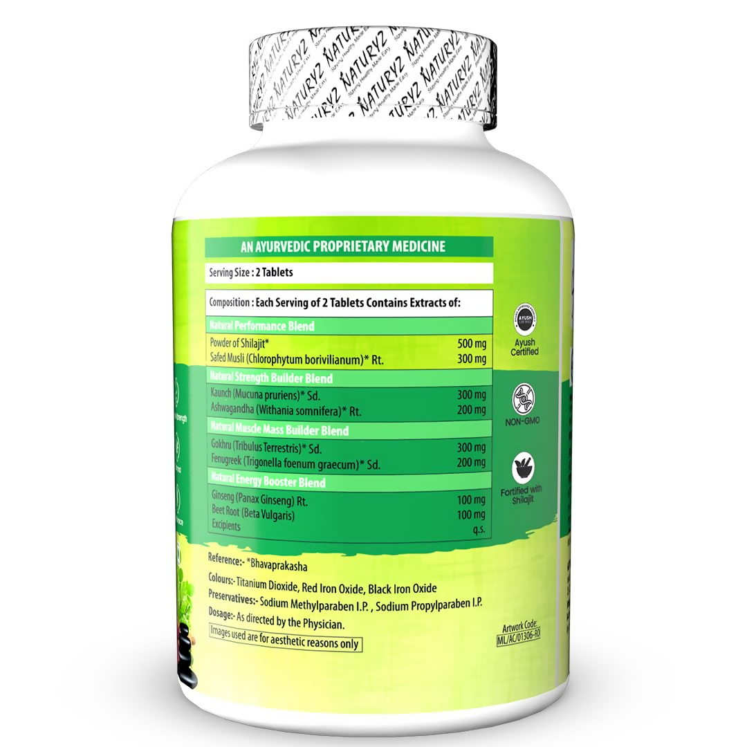 Naturyz VEDA Natural T-MAX Booster Highest Strength SJ Tablets