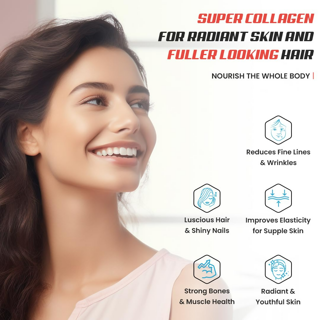 Naturyz Marine Collagen Skin X5 Power For Women & Men (Lemon Flavour)