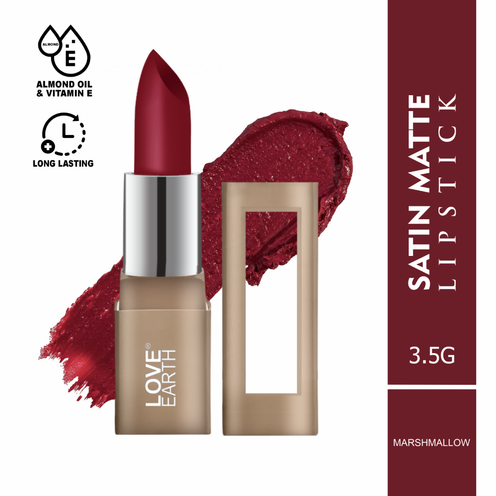 Love Earth Satin Matte Lipstick - Marshmallow