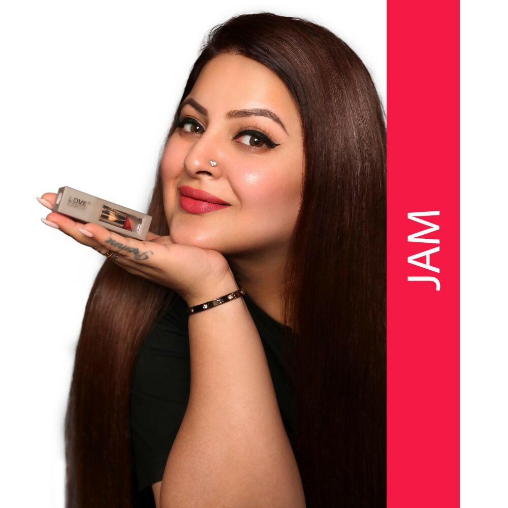 Love Earth Satin Matte Lipstick - Jam