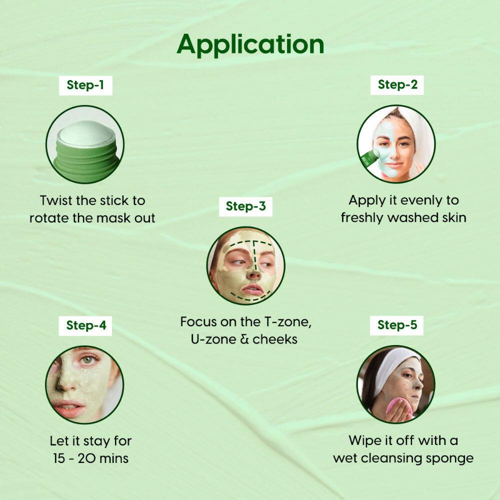Matra Green Tea Mask Stick For Pore Control, Oil Balancing & Skin Brightening