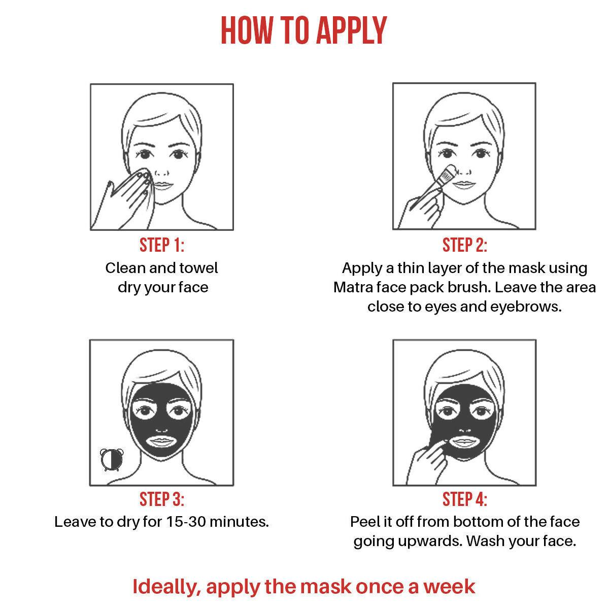 Matra Activated Charcoal Peel Off Black Mask