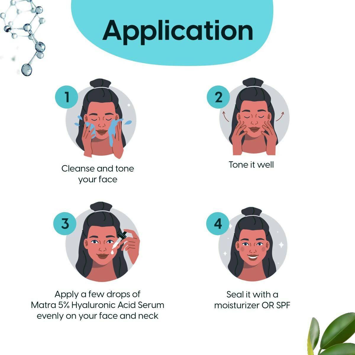 Matra 5% Hyaluronic Acid Serum For Skin Hydration, Anti-Aging & Glowing Skin