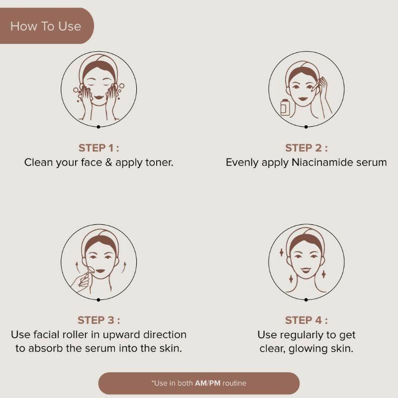 Dromen & Co Niacinamide Serum - Fights acne & blemishes Tighten Pores