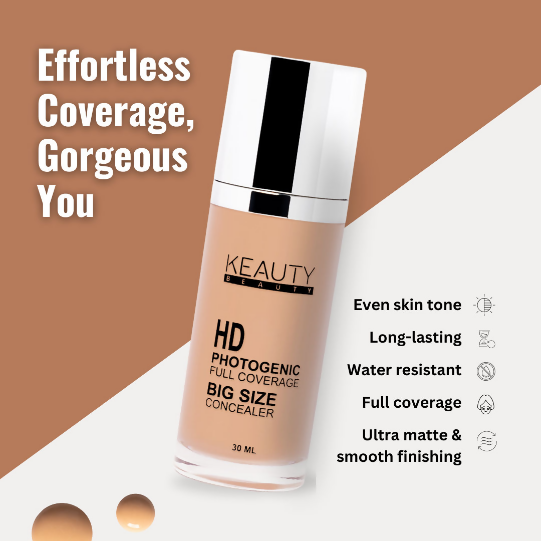 Keauty Beauty HD Photogenic Full Coverage Concealer - 5