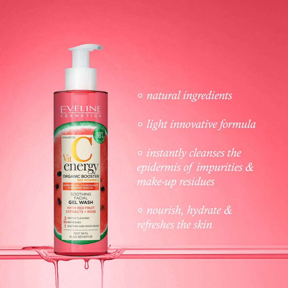 Eveline Cosmetics Vit C Energy Organic Booster Soothing Face Wash
