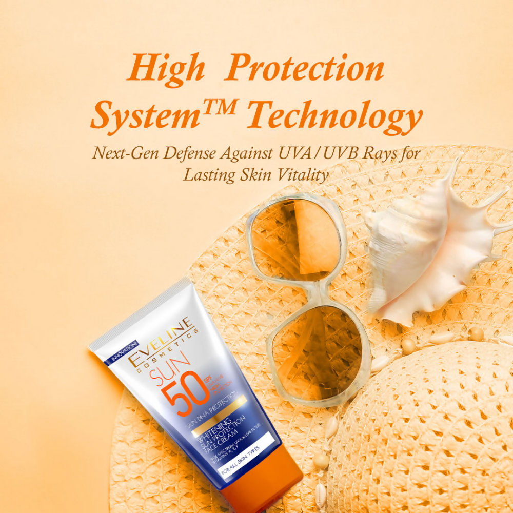 Eveline Cosmetics Whitening Sun Protection Face Cream SPF 50