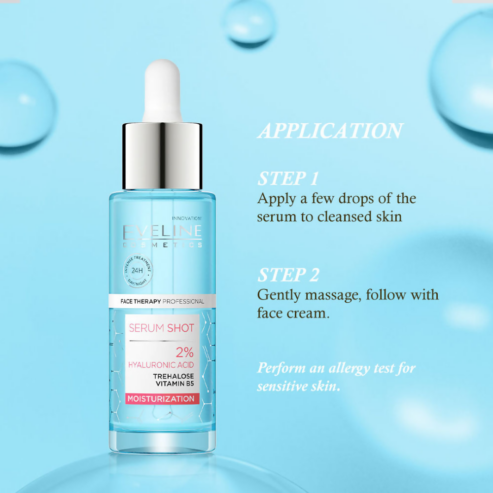 Eveline Cosmetics Serum Shot 2% Hyaluronic Acid Moisturization