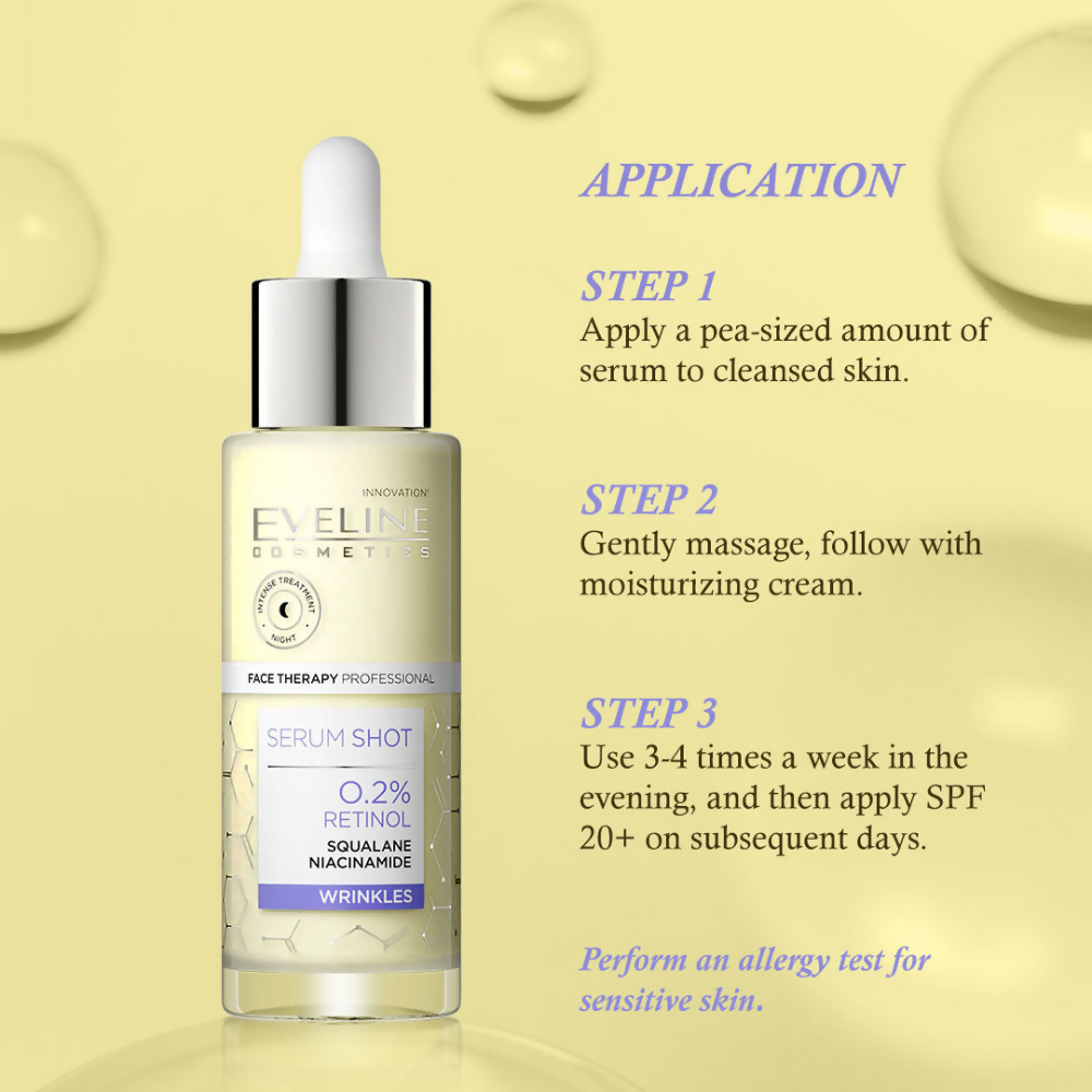 Eveline Cosmetics Serum Shot 0.2% Retinol Wrinkles