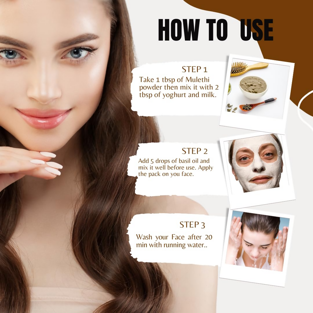 Florecer Mulethi Powder For Face