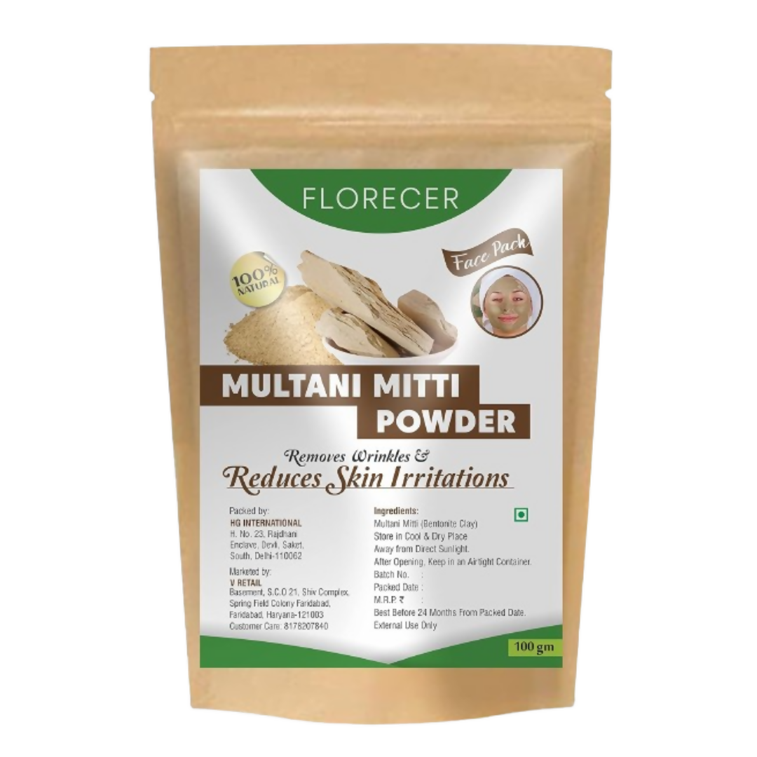 Florecer Multani Mitti Powder For Face Pack