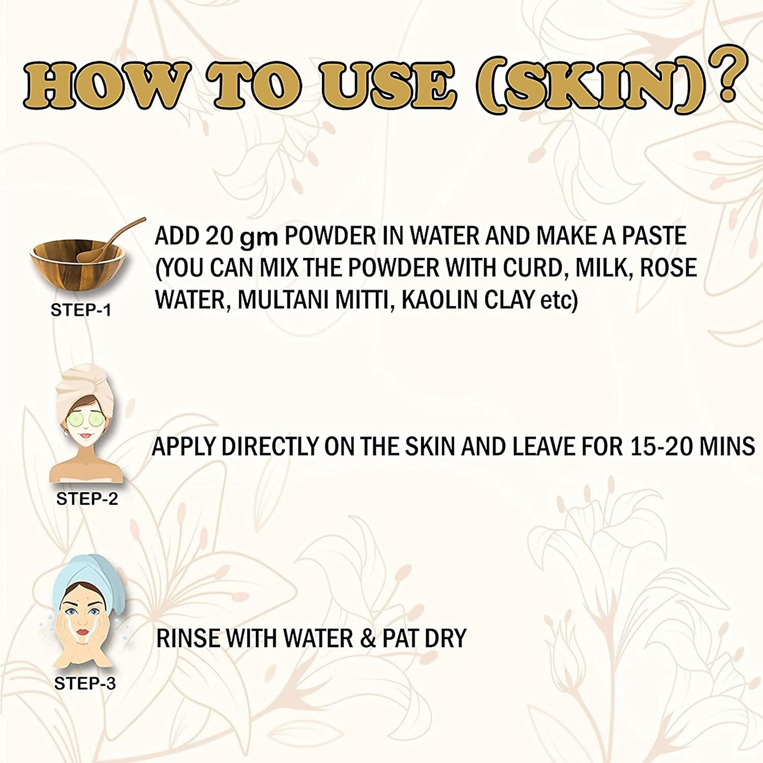 Florecer Multani Mitti Powder For Face Pack