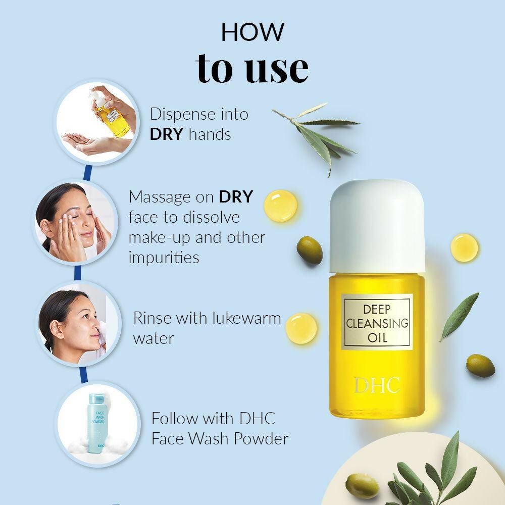DHC Beauty Deep Cleansing Oil, Makeup Remover For All Skin Types