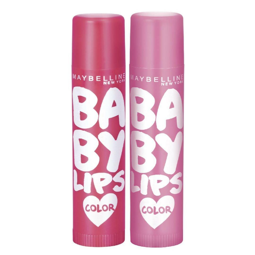 Maybelline New York Baby Lips Pink Lolita & Cherry Kiss Lip Balms Combo